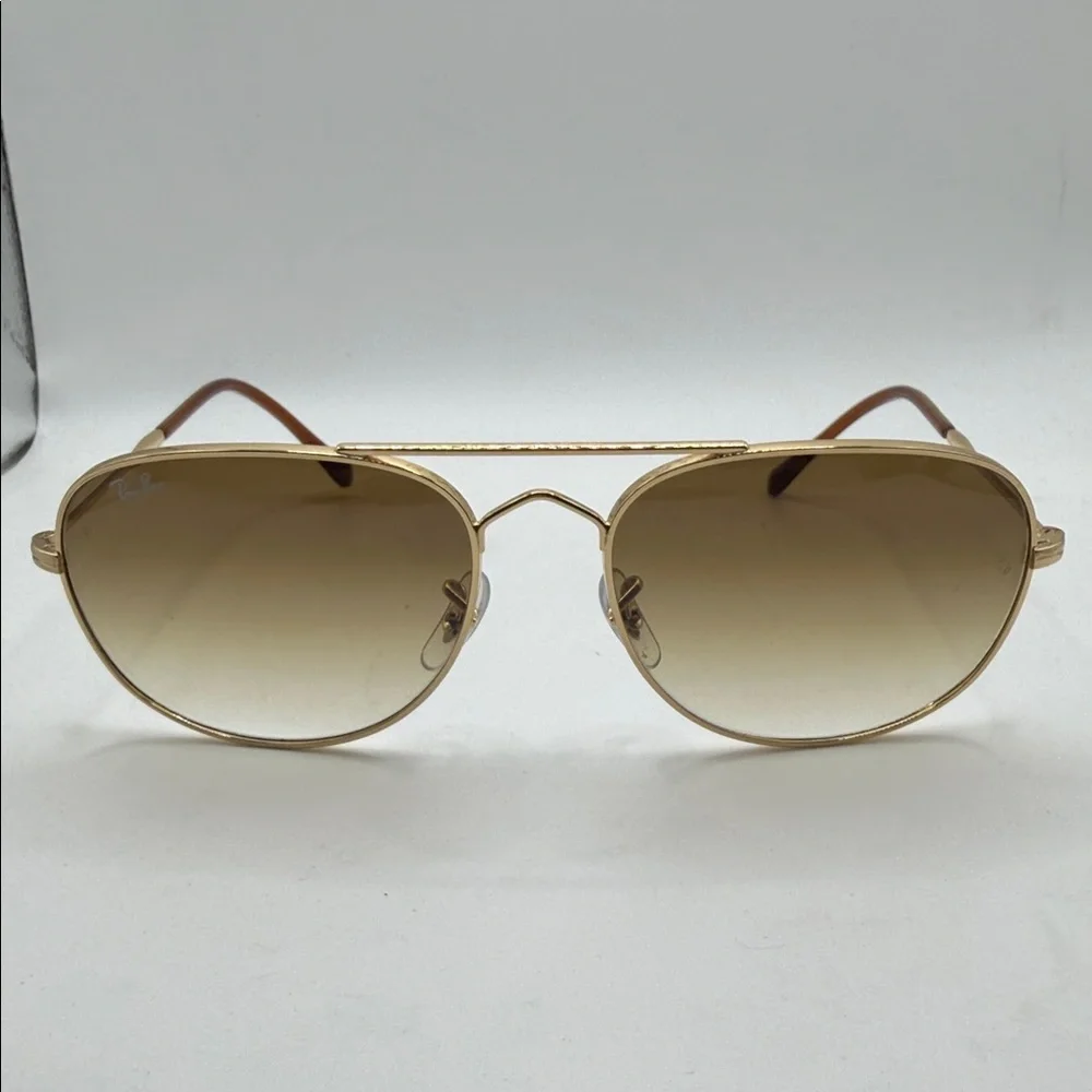 Ray-Ban Gold Frame Sunglasses no case